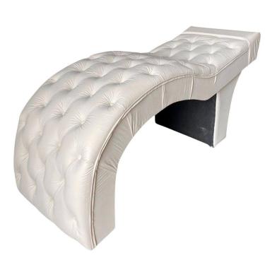 Imagem de Maca Estética Estofada M1 80cm Corino Bege - In9 Decor