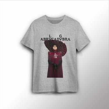 Imagem de T-shirt Estampa Personalizada Abracadabra Lady Gaga - Lobo Sete, Cinza