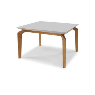 Imagem de Mesa De Jantar Quadrada Prince Tampo De Vidro 1,50x1,50