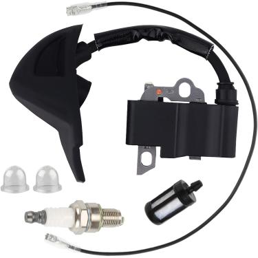 Imagem de Módulo de bobina de ignição com substituição de vela de ignição para soprador Stihl BG56 BG86 BG86C SH86 C substitui 4241 400 1320 4241-400-1320