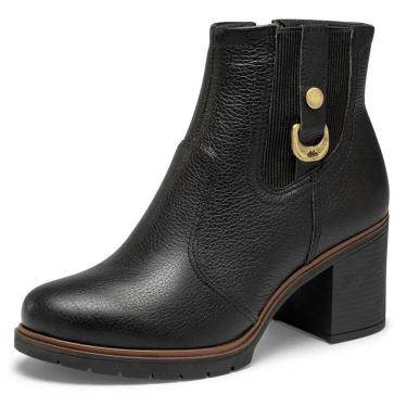 Imagem de Bota Feminina Salto Bloco Médio Conforto Moderna Dakota