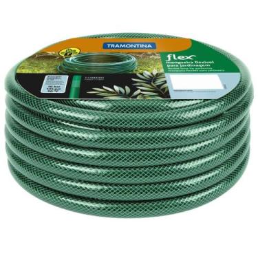 Imagem de Mangueira Flex Tramontina Verde em PVC 3 Camadas 30 m
