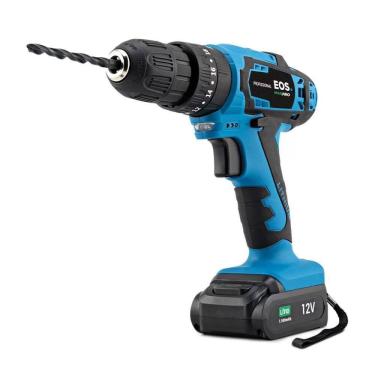 Imagem de Parafusadeira Furadeira De Impacto Profissional Max Pro Bateria 12v Epf01mf - Eos Bivolt