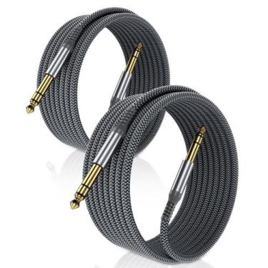 Imagem de Cabo de guitarra para instrumentos Elebase 6,35 mm TRS 3 m, pacote com