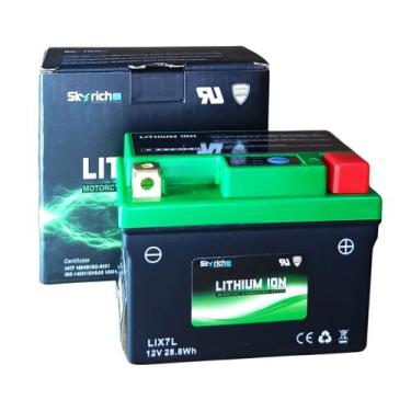 Imagem de Bateria SkyRich Lítio  LIX7L  CCA 120A YTZ7S / YTZ6V / YTZ6S / YT5LBS 