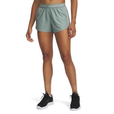 Imagem de Shorts de Treino Under Armour Tech Play Up Feminino, Verde, GG