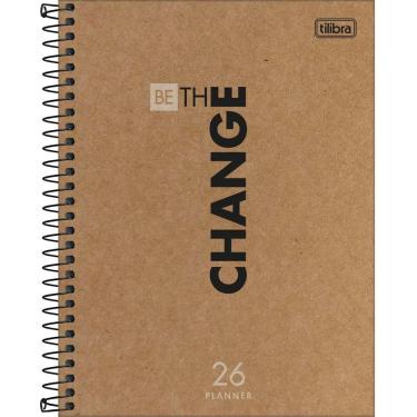 Imagem de Tilibra - Planner Espiral Kraftwork 17,7 x 24 cm 2026 - Be The Change - TILIBRA