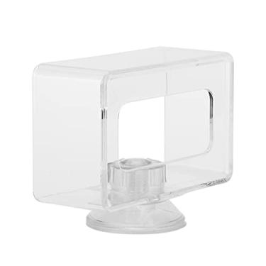 Imagem de Acouto Alimentação de Alimentos para Peixe Acrílico para Aquário - Alimentador de Flutuação Com Copo de Sucção Seguro, Fácil de Instalar e Ideal para Peixes Pequenos (Pequeno 6 * 10cm)