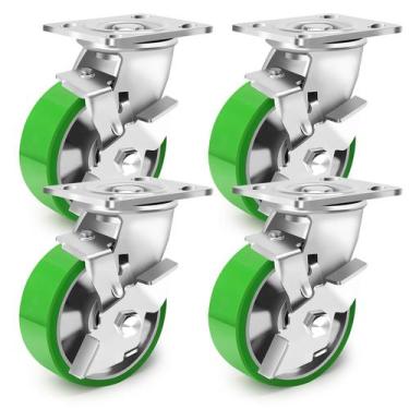 Imagem de Conjunto de rodízios Humagineer Heavy Duty Industrial 5 polegadas e 40