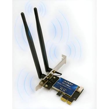Imagem de Placa Wifi Pci-e Gigabit 600mbps 2.4/5ghz Com Bluetooth - YooY.Air