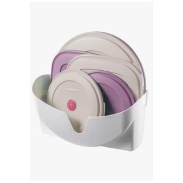 Imagem de Organizador Tampas Sanremo Plastico Porta Tampas Sr495/2 - Branco