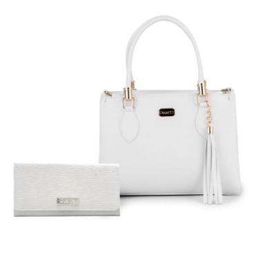 Imagem de Bolsa feminina media transversal com carteira Duarts Lançamento lindas