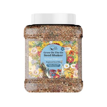 Imagem de GevaGrow Flores silvestres regionais - Flores silvestres do nordeste dos EUA - 100% semente pura - Orgânica, sem OGM - 21 sementes variadas de flores silvestres anuais e perenes, cuba de 450 g