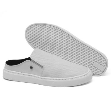 Imagem de Sapatenis Slip-on mule masculino  - CONNECT WAY, Cinza claro, 38