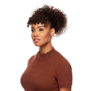 Imagem de Franja de Cabelo Natural Cacheado Textura Curly 20cm De Benguela Casta