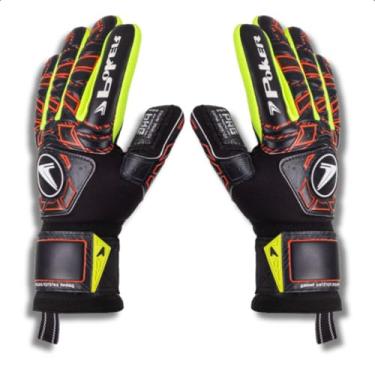 Imagem de Luva Profissional Synthetic Grass Endurance III Poker (Preto/Laranja/Amarelo, 9)