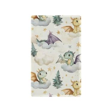 Imagem de SEHANY Capa de parede de tomada dupla de dinossauro engraçado, tamanho padrão e à prova de calor, placas decorativas para decoração de escritório doméstico (11,5 cm x 7 cm)