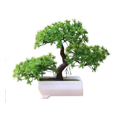 Imagem de Bonsai De Pinheiro Artificial — Ideal Para DecoraçãO De Interiores(BONSAI NUVEM)