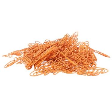 Imagem de GLOGLOW Clipes de Papel Em Formato de Cenoura, Organizadores de Documentos de Fio de Ferro Metálico de 100 Peças Com Caixa de Armazenamento, Material de Escritório Escolar à Prova de Ferrugem para