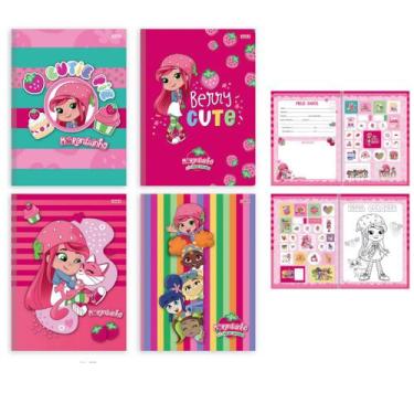 Imagem de Caderno moranguinhobroc 80f 10523 - Animativa, 3