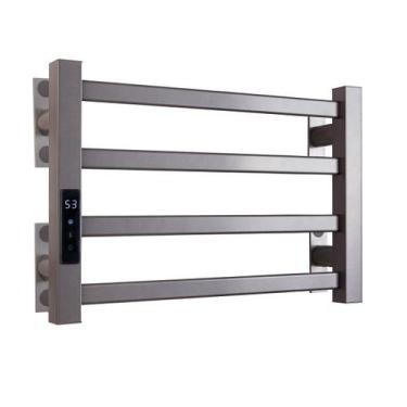 Imagem de Toalheiro Elétrico Térmico Aquecido 30x 45 - Fino Inox, CINZA, 110V