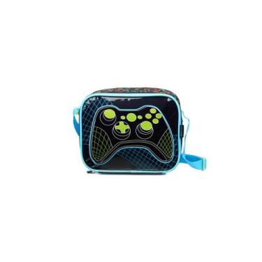 Imagem de Lancheira Térmica Masculina Video Game Preta - Bagaggio, U, Preto