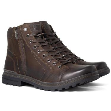 Imagem de Bota Masculina Freeway Absolut Couro Legítimo Coturno Militar Com Zíper FWABSOLUT13156-Masculino