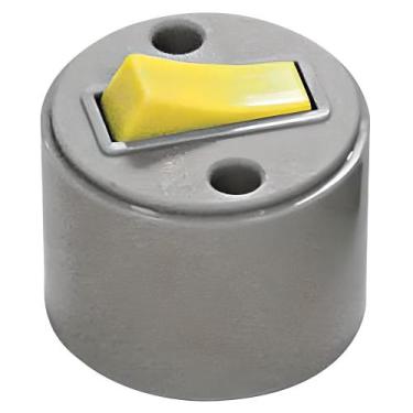 Imagem de Interruptor Externo Simples Cinza 1080 - Perlex