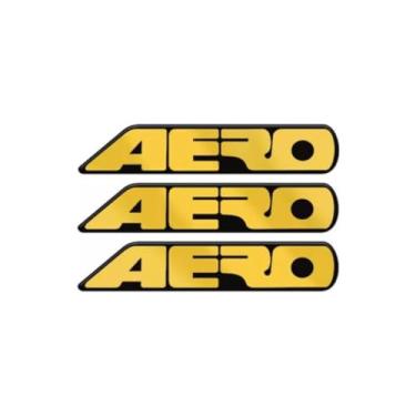 Imagem de Cromo Sign - Adesivo Aero Gol Bola 1995/1999 Emblema Lateral e Teto Dourado