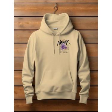 Imagem de Moletom Bear Never Say Never Blusa de Frio Flanelada - ImperiumStore, 