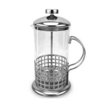 Imagem de Cafeteira Manual Prensa Francesa 600ml Aço Inox Prateada - Yeet
