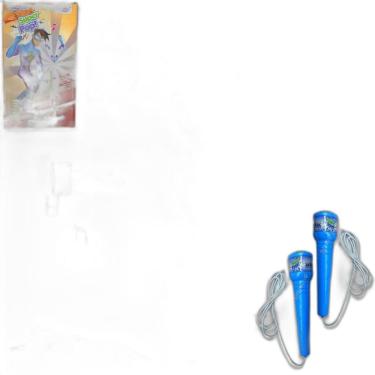 Imagem de Microfone Duplo Infantil Com Pedestal - Menino