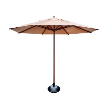 Imagem de Ombrelone Guarda Sol Piscina Casa Praia Base Preto 240cm