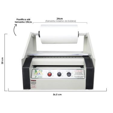 Imagem de Plastificadora Poliseladora P280 Suporte Bopp Laminação 220V