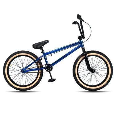 Imagem de Bicicleta Aro 20 Bmx Catraca K7 Cog 9 Pçs Aço Hi-ten Gap P03 Azul - D`rossi