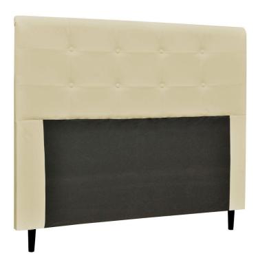 Imagem de Cabeceira Luna Para Cama Box Casal 140 Cm Corino Bege