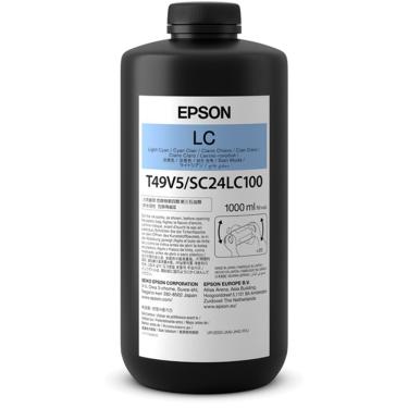 Imagem de Tinta Epson T49v5 T49v510 Ciano Claro Ultrachrome Uv | Epson Surecolor V7000