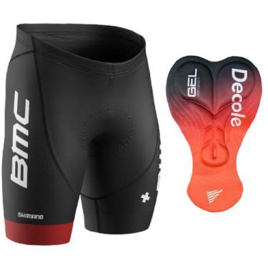 Imagem de Bermuda Ciclismo BMC Forro Gel -, Preto, XGG