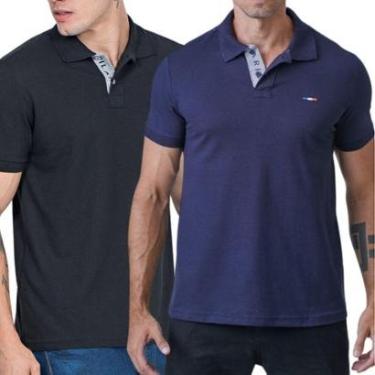 Imagem de Kit 2 Camisas Polo França Industrie Básica Piquet Premium-Masculino