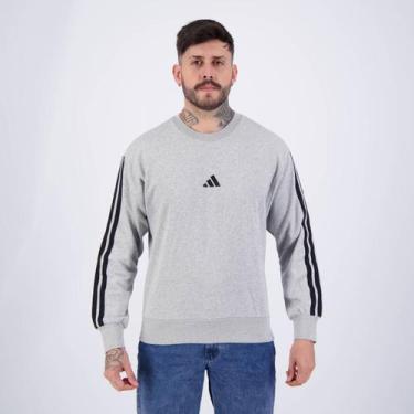 Imagem de Moletom Adidas 3S Cinza, G