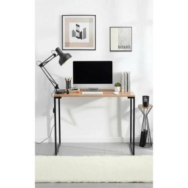 Imagem de Escrivaninha Industrial Marrom/Preta: Estudo & Trabalho - Congratulati