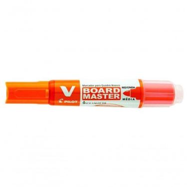 Imagem de Marcador Para Quadro Branco V-board Master Pilot Recarregável Laranja
