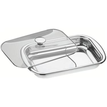 Imagem de Assadeira Inox Inox Tramontina Cosmos 61315/394, Prata