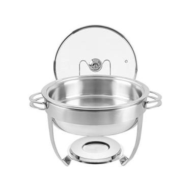 Imagem de Rechaud Inox 4,3L Tramontina 61041013 3 Peças
