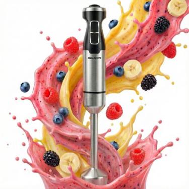Imagem de Mixer Novoon Inox FY801C Alta Potência 400W 600W Ergonômico e Profissi