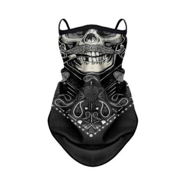 Imagem de Máscara Protetora Solar Retrô Anti-UV Para Ciclismo De Verão, Lenço De