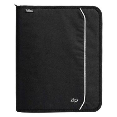 Imagem de Fichário Caderno Argolado Universitário Zip 48 Folhas Preto - Tilibra 