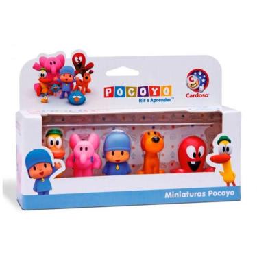 Imagem de Boneco de Vinil - Turma do Pocoyo - Kit 5 Miniaturas Dedoche - Cardoso