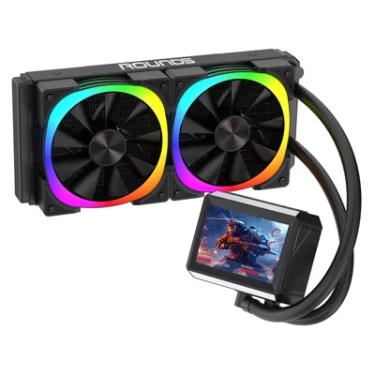 Imagem de Water Cooler Round5 Notus Black ARGB 240mm - 7504