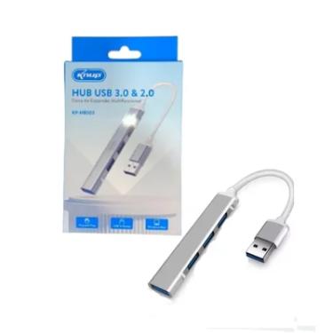 Imagem de Hub Cabo Usb 3.0 Extensor 4 Portas High Speed Hd Pen Drive